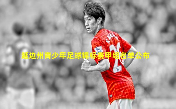 延边州青少年足球锦标赛甲组名单公布